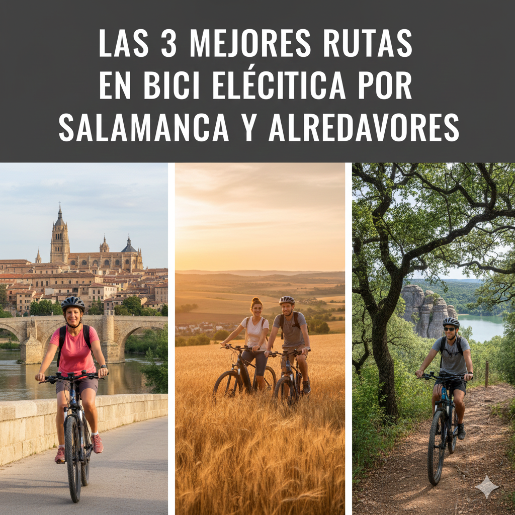 Las 3 Mejores Rutas en Bici Eléctrica por Salamanca y alrededores