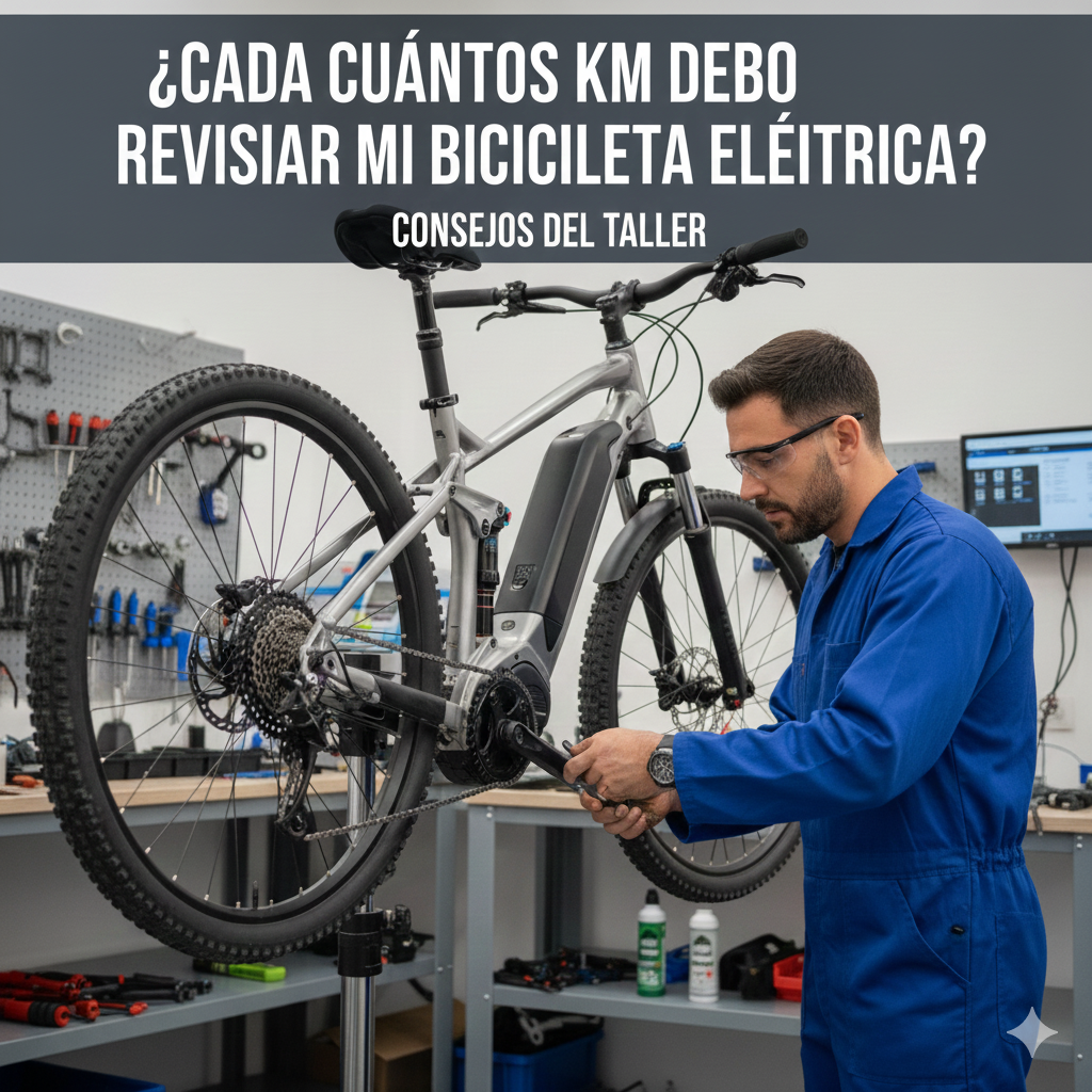 ¿Cada cuántos km debo revisar mi bicicleta eléctrica? Consejos del Taller