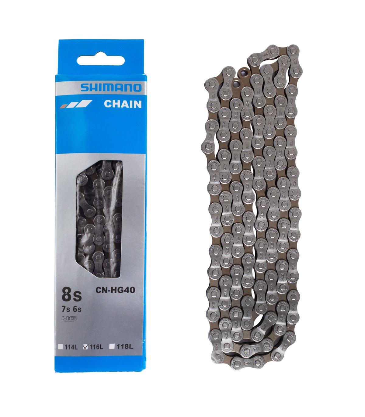 Cadena Shimano HG40 6/7/8v (116 Eslabones)