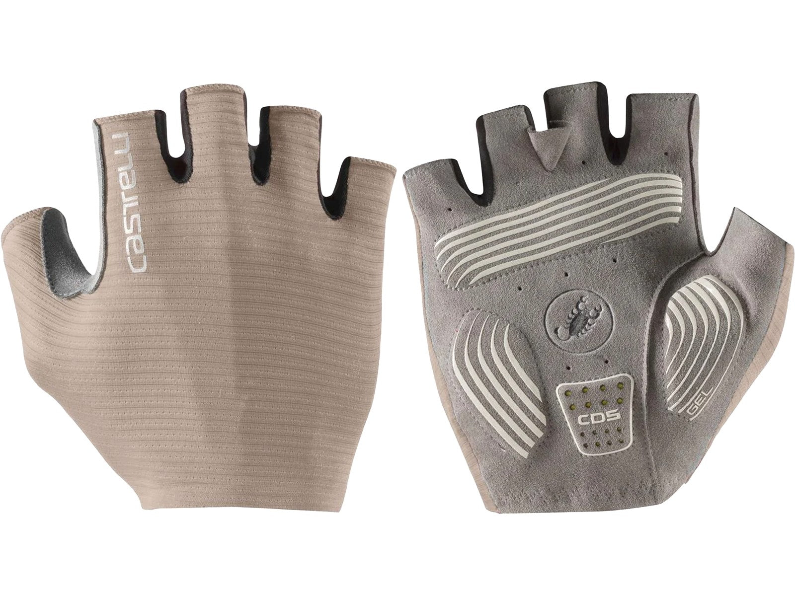 Guantes Cortos Castelli Espresso - Arcilla