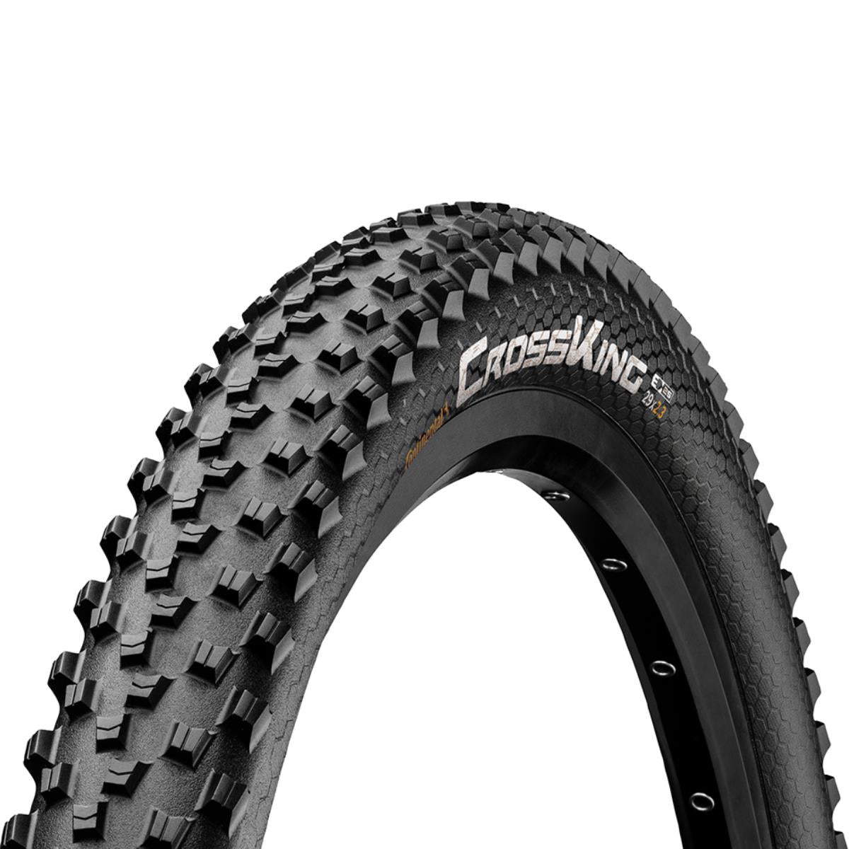Cubierta bicicleta montaña 26 pulgadas Continental Cross King 2.20 dibujo tacos polivalente.