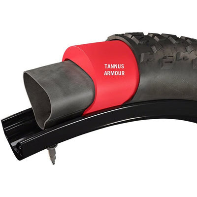 Mousse inserto antipinchazos Tannus Armour rojo para bicicleta MTB 27.5 pulgadas con cámara.